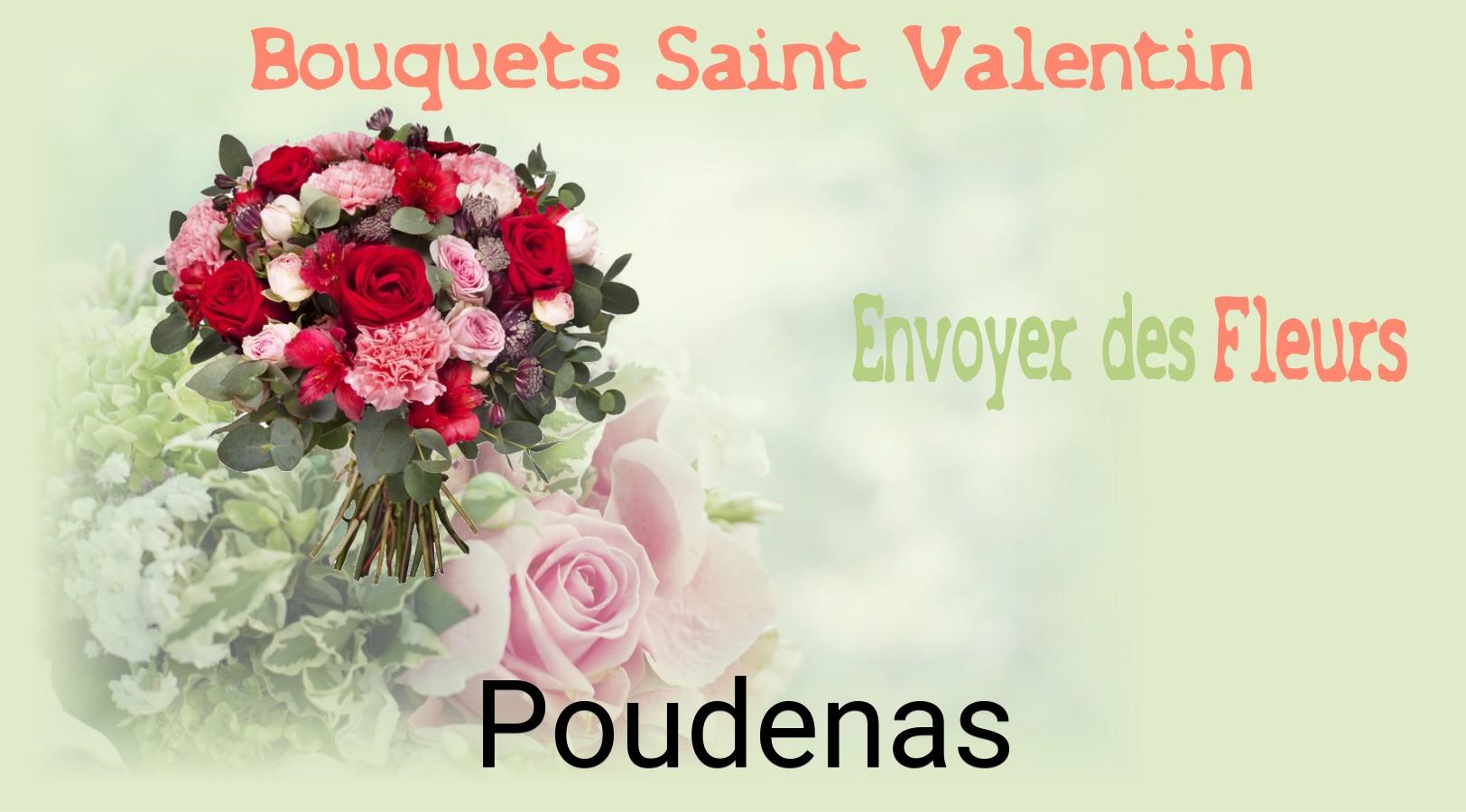 Roses de Saint-Valentin livrées à Poudenas